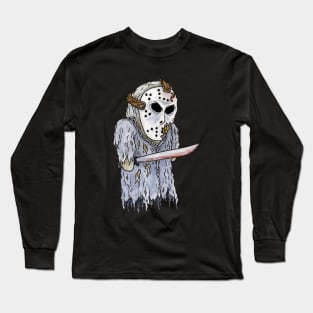 Jason Voorhees, Friday the 13th - Horror Hand Puppet Long Sleeve T-Shirt